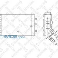 Фото товара Радиатор отопителя Stellox 1035043SX