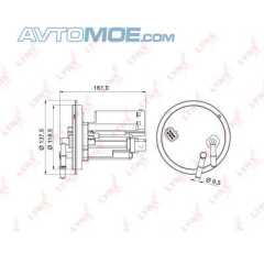 Фото товара Фильтр топливный LYNXauto LF977M