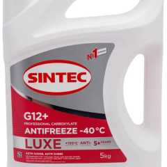 Фото товара Sintec antifreeze lux g12+ антифриз готовый красный (5кг   4,42л) Sintec 614503 для INFINITI