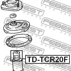 Фото товара Отбойник амортизатора переднего Febest TDTCR20F