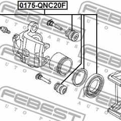 Фото товара Ремкомплект суппорта переднего Febest 0175QNC20F