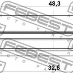 Фото товара Сальник привода Febest 95HBY34480813R