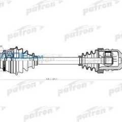 Фото товара Вал приводной левый в сборе Patron PDS6235