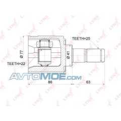 Фото товара Шрус внутренний правый LYNXauto CI3700