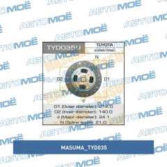 Фото товара Диск сцепления Masuma TYD035 для GMC