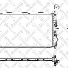 Фото товара Радиатор охлаждения Stellox 1025350SX