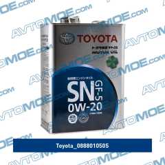 Фото товара Масло моторное синтетическое Toyota SN 0W-20 4л Toyota 0888010505