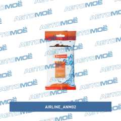 Фото товара Салфетка влажная для стеклянных поверхностей (10шт) AirLine ANM02
