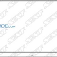 Фото товара Радиатор кондиционера Sat STHNS13940 для CADILLAC