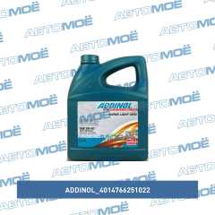 Фото товара Моторное масло ADDINOL Super Light 0540 SAE 5W-40 4л. Addinol 4014766251022