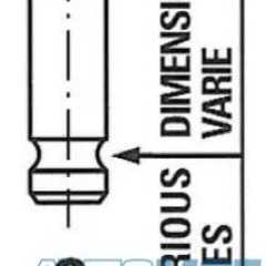 Фото товара Клапан впускной Freccia R4894SNT