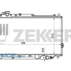 Фото товара Радиатор охлаждения ZEKKERT MK1330