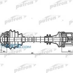 Фото товара Вал привода левый Patron PDS0058