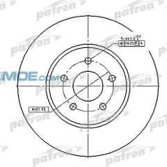 Фото товара Диск тормозной передний Patron PBD4147