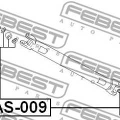Фото товара Крестовина карданного вала 27x80 Febest AS009 для SSANG YONG