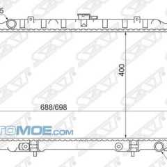 Фото товара Радиатор охлаждения Sat SGNS000433