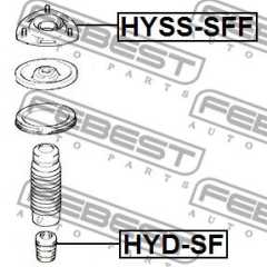 Фото товара Отбойник амортизатора переднего Febest HYDSF для SSANG YONG