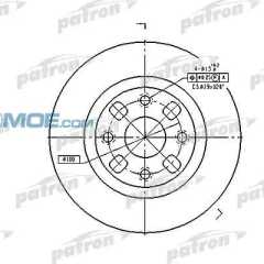 Фото товара Диск тормозной передний Patron PBD4119