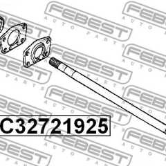 Фото товара Подшипник ступицы задней Febest DAC32721925