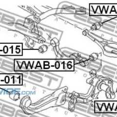 Фото товара Сайлентблок заднего подпружинного рычага Febest VWAB014 для PORSCHE