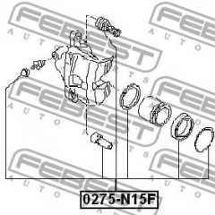 Фото товара Ремкомплект суппорта переднего Febest 0275N15F