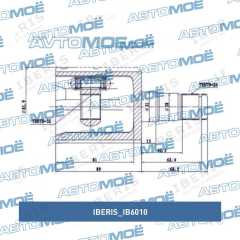 Фото товара Шрус внутренний Iberis IB6010 для FAW