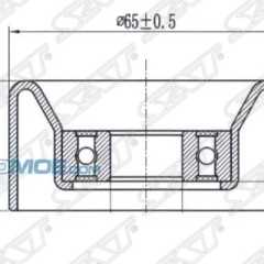 Фото товара Ролик натяжной приводного ремня Sat ST252822G000