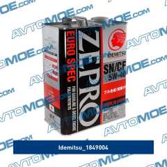 Фото товара Масло моторное Idemitsu zepro euro spec SN/CF ACEA A3/B4 5W-40 4л Idemitsu 1849004