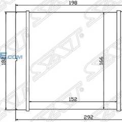 Фото товара Радиатор отопителя Sat STDW103950 для BENTLEY