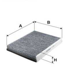 Фото товара Фильтр салонный (угольный) Filtron K1350A