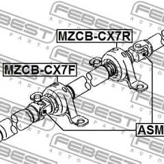 Фото товара Крестовина 25х66 карданного вала Febest ASMZCX7 для JAC