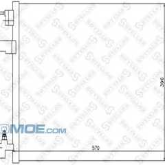 Фото товара Радиатор кондиционера Stellox 1045686SX