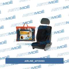 Фото товара Накидка из меха на переднее сидение (черная) AirLine AFCSH03