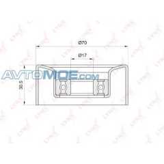 Фото товара Ролик натяжителя приводного ремня LYNXauto PB5003