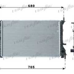 Фото товара Радиатор охлаждения FRIGAIR 01053057