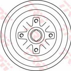 Фото товара Барабан тормозной TRW DB4272