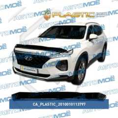Фото товара Дефлектор капота Hyundai Santa Fe 2018- CA Plastic 2010010113797 для VOLVO