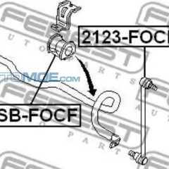 Фото товара Втулка переднего стабилизатора Febest FSBFOCF